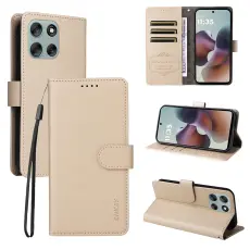 ENKAY Motorola Moto G86 Power/G86 5G Fodral RFID Beige