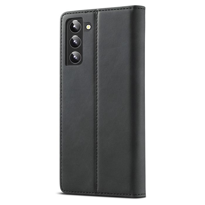 Bild 3, LC.IMEEKE Samsung Galaxy S22 Plus Fodral Flip Läder Svart