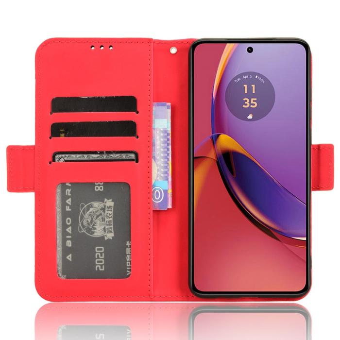 Bild 2, Motorola Moto G84 5G Fodral Med Avtagbart Kortfodral Röd