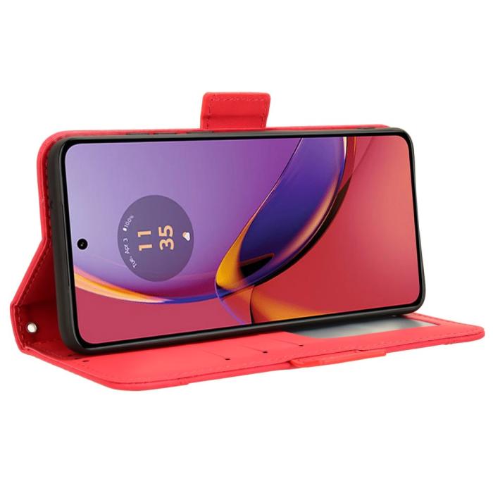 Bild 3, Motorola Moto G84 5G Fodral Med Avtagbart Kortfodral Röd
