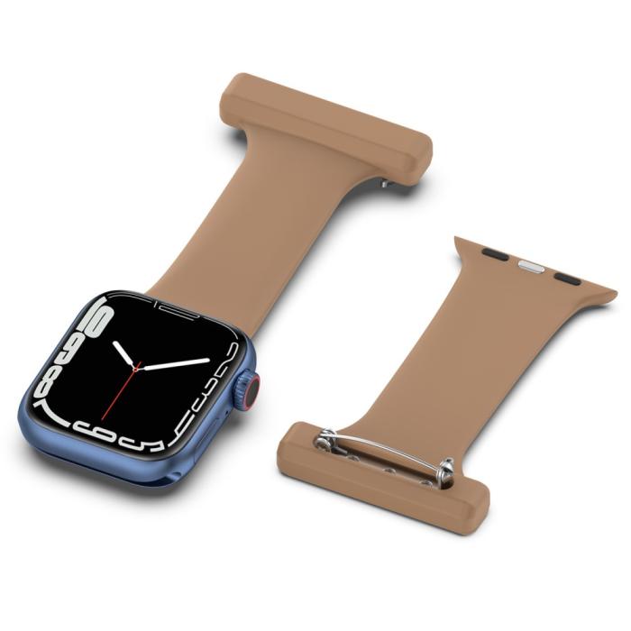 Bild 4, Apple Watch 38/40/41 mm Rem Sjuksköterska Brun