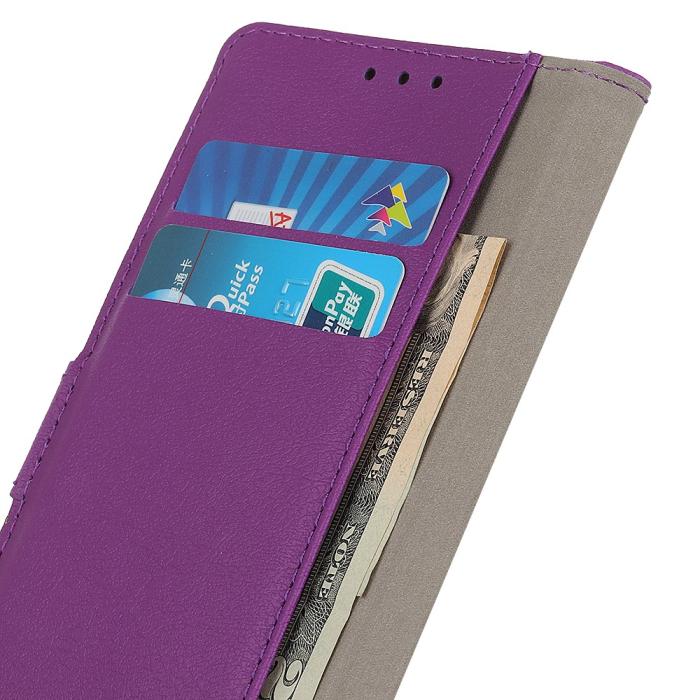 Bild 6, Samsung Galaxy S22 Ultra Fodral PU Läder Lila