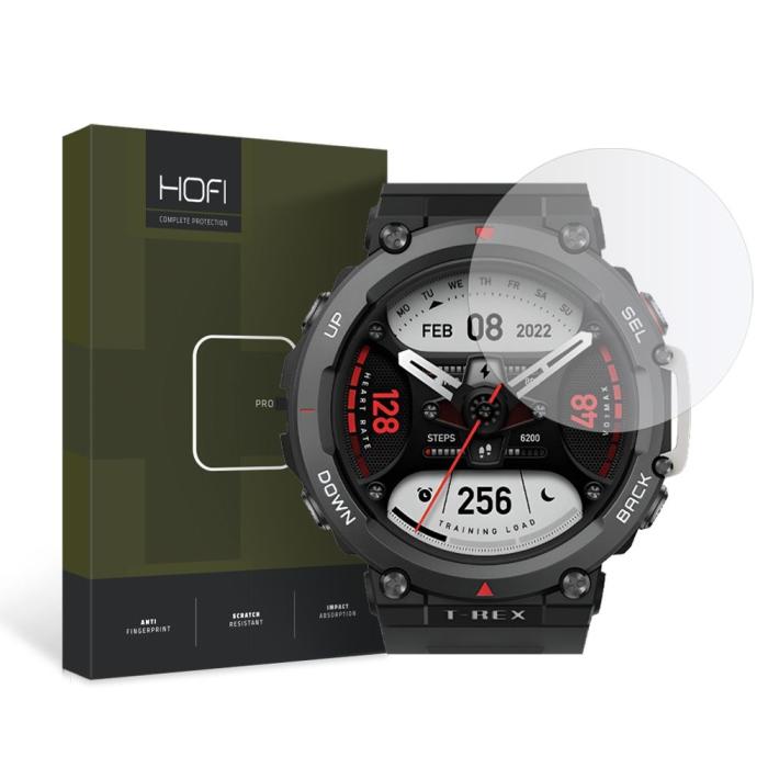 Bild 1, HOFI Amazfit T-Rex 2 Skärmskydd Pro+ Härdat Glas