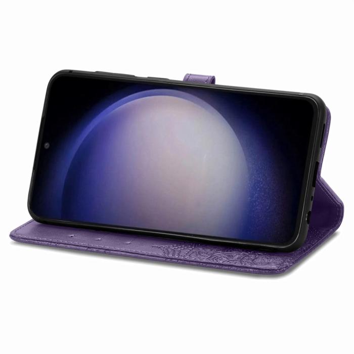 Bild 3, Samsung Galaxy S23 FE Fodral Mandala Blossom Lila