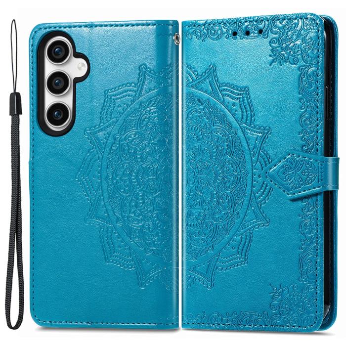 Bild 1, Samsung Galaxy S23 FE Fodral Mandala Blossom Blå