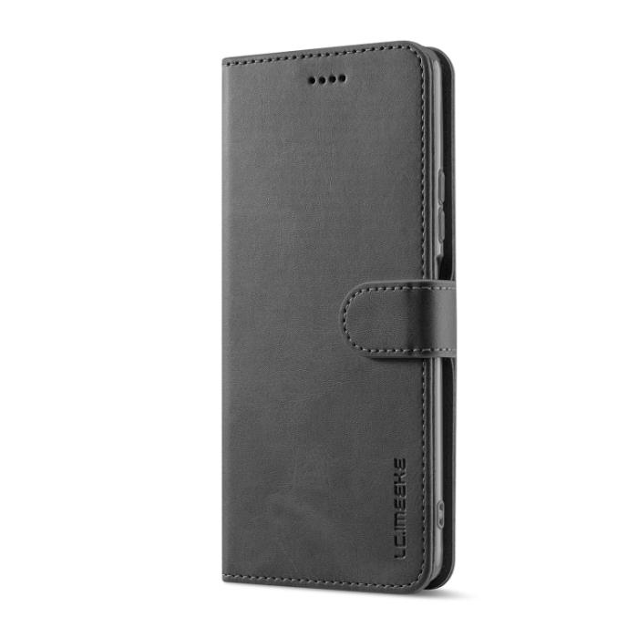 Bild 2, LC.IMEEKE Xiaomi 12 Pro Fodral Läder Svart