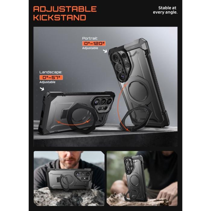 Bild 4, Supcase Galaxy S26 Ultra Skal MagSafe UB Grip Svart