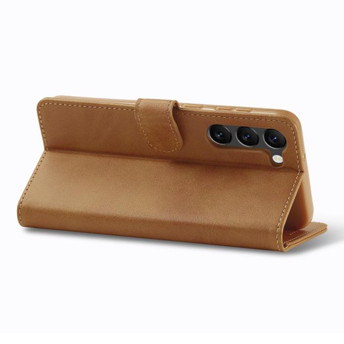 Bild 4, LC.IMEEKE Samsung Galaxy S23 Plus Fodral Läder Brun