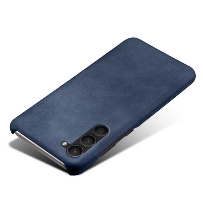 Bild 3, KSQ Samsung Galaxy S23 Skal Läderbelagt Blå
