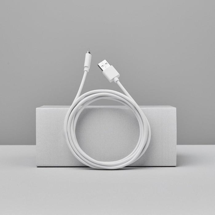 Bild 4, Smartline 2m Lightning MFi Laddningskabel Vit