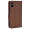 Xiaomi Redmi 9A / 9AT Fodral Litchi Textur Brun