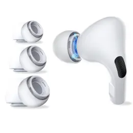 Tech-Protect 3-PACK Öronpluggar / Earbuds AirPods Pro 1/2 Vit