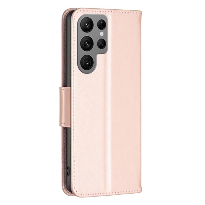 Bild 5, Galaxy S24 Ultra Fodral Med Fjäril Tryck Roséguld