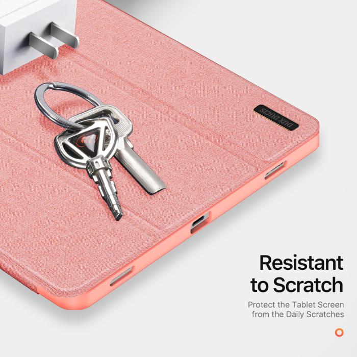 Bild 3, DUX DUCIS Galaxy Tab S11 Fodral DOMO Tri-Fold Rosa