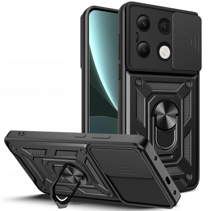 Bild 1, Tech-Protect Xiaomi Redmi Note 13 4G Skal CamShield Pro Svart