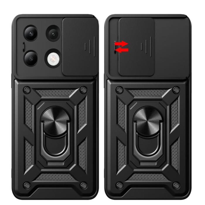 Bild 2, Tech-Protect Xiaomi Redmi Note 13 4G Skal CamShield Pro Svart