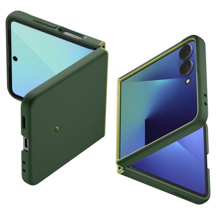 Bild 2, Spigen Samsung Galaxy Z Flip 7 Skal MagSafe Nano Pop Avo Green