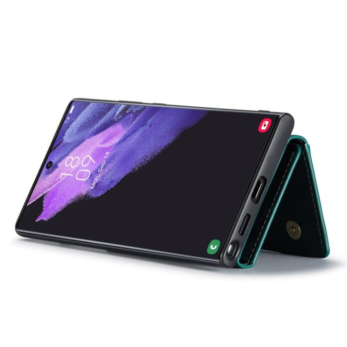 Bild 2, DG.MING Galaxy S23 Ultra Skal Med Magnetisk Plånbok Grön