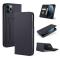 iPhone 11 Pro Max - Silkeslent Flip Fodral Med Kickstand - Svart