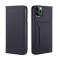 iPhone 11 Pro Max - Silkeslent Flip Fodral Med Kickstand - Svart