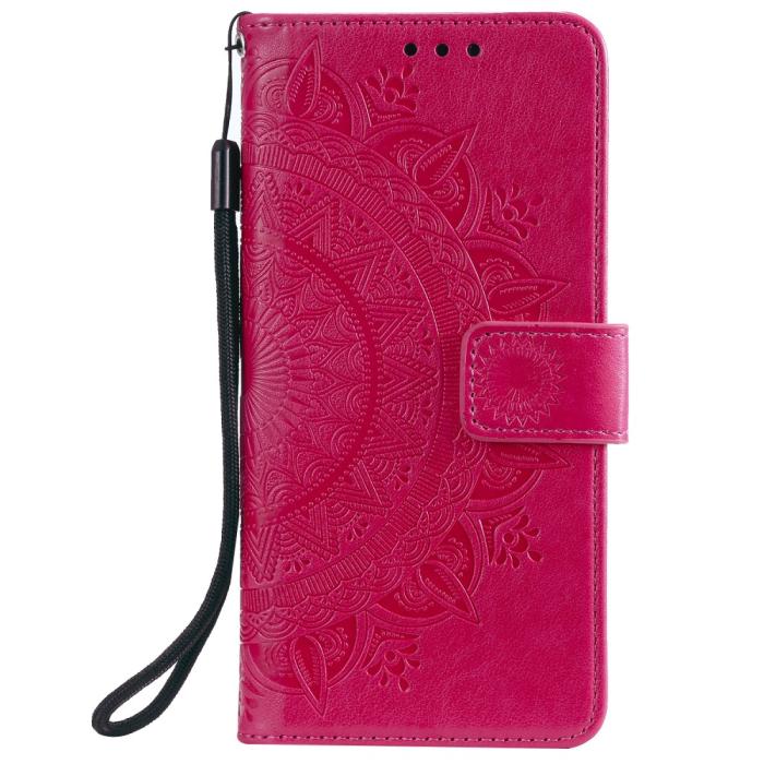 Bild 2, Xiaomi Mi 11 - Mandala Läder Fodral - Rosa