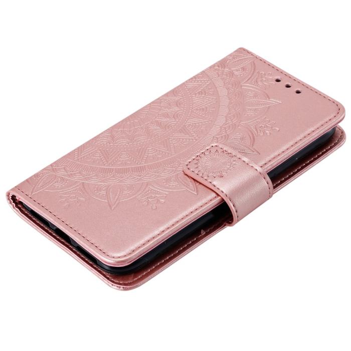 Bild 5, Xiaomi Mi 11 - Mandala Läder Fodral - Roséguld