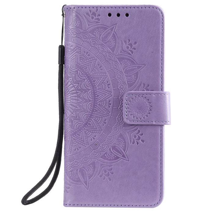 Bild 2, Xiaomi Mi 11 - Mandala Läder Fodral - Lila