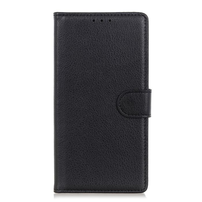 Bild 2, Xiaomi Mi 11 - Litchi Läder Fodral - Svart