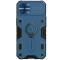iPhone 13 - NILLKIN CamShield Armor Hybrid Ring Skal - Blå