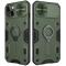 iPhone 13 - NILLKIN CamShield Armor Hybrid Ring Skal - Grön