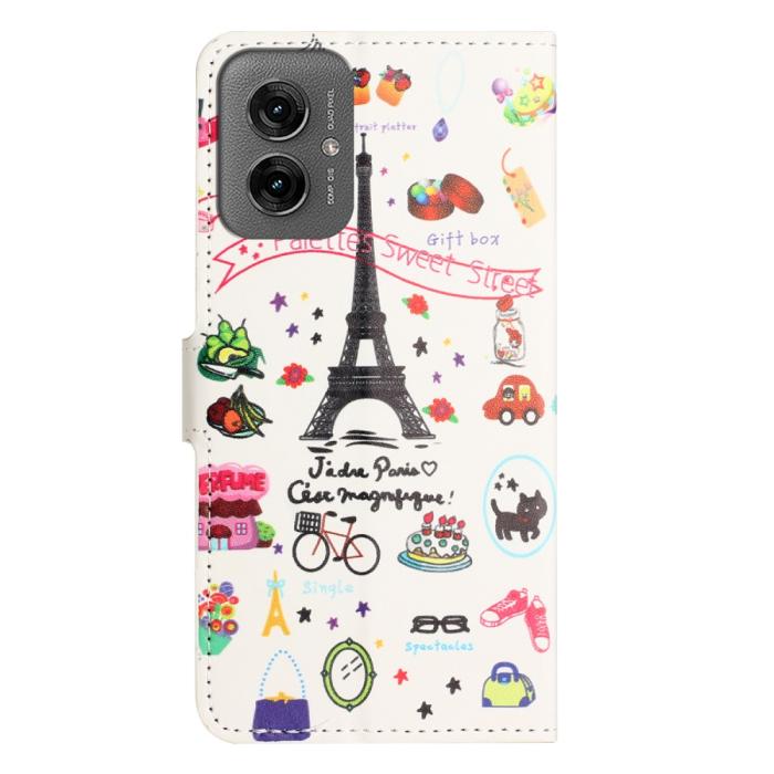 Bild 5, Motorola Moto G55 5G Fodral Med Tryck Eiffeltornet