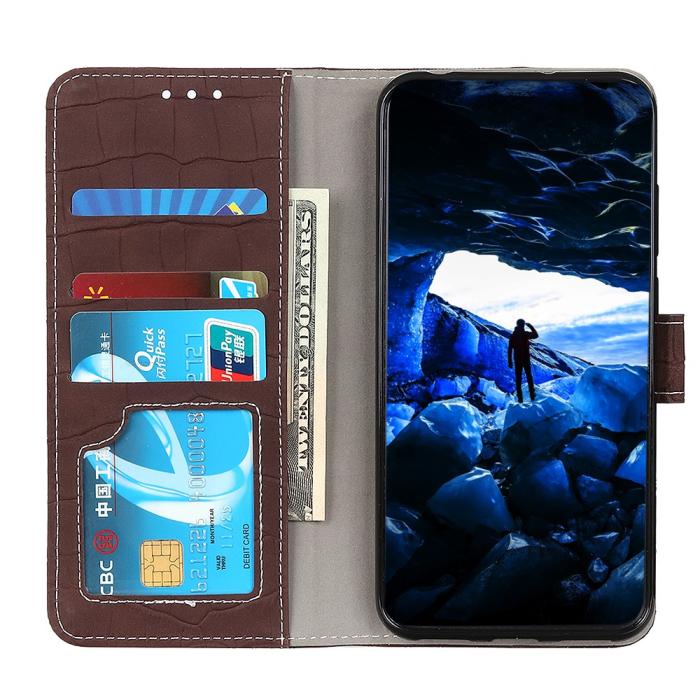 Bild 5, OnePlus Nord CE 2 5G Fodral Krokodil Textur Brun