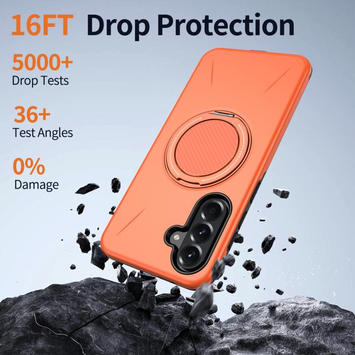 Bild 3, Samsung Galaxy A27 5G Skal Magsafe Kickstand Orange