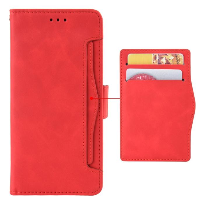 Bild 4, Motorola Moto G84 5G Fodral Med Avtagbart Kortfodral Röd