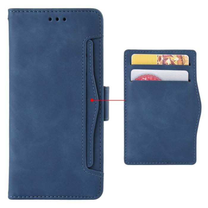 Bild 4, Motorola Moto G84 5G Fodral Med Avtagbart Kortfodral Blå
