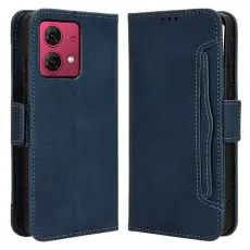 Motorola Moto G84 5G Fodral Med Avtagbart Kortfodral Blå