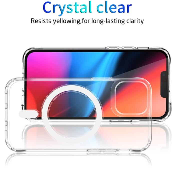 Bild 2, iPhone 14 Plus Skal MagSafe Shockproof Transparent