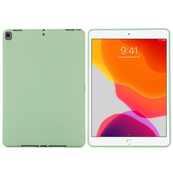 Bild 2, iPad 10.2 2019/2020/2021, Air 10.5 2019 Skal Liquid Silikon Grön