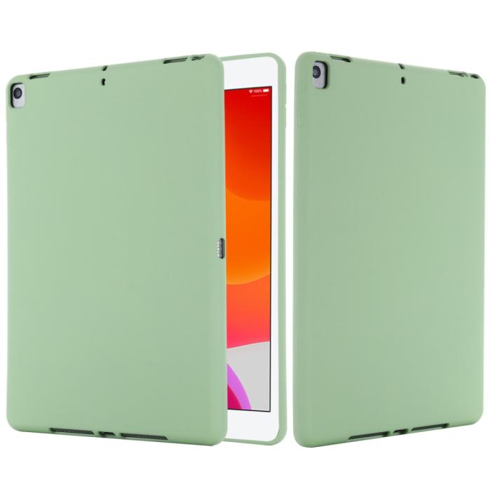 Bild 3, iPad 10.2 2019/2020/2021, Air 10.5 2019 Skal Liquid Silikon Grön
