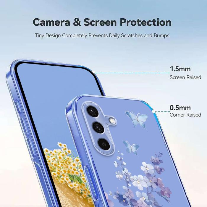 Bild 4, Samsung Galaxy A37 5G Skal Med Tryck Blommor