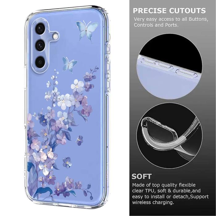Bild 6, Samsung Galaxy A37 5G Skal Med Tryck Blommor