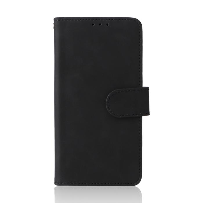 Bild 2, Samsung Galaxy S22 Fodral Skin Touch Läder Svart