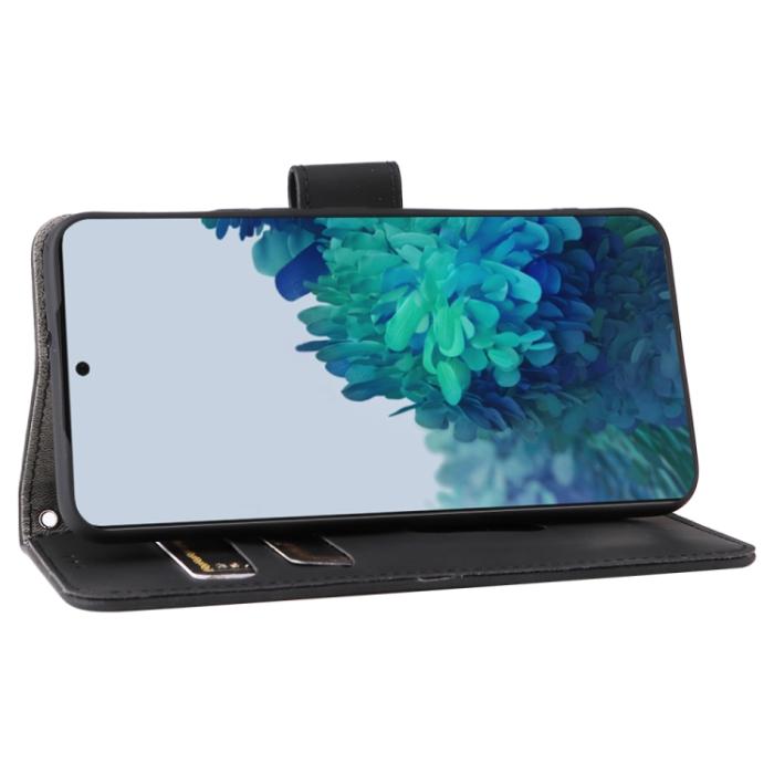 Bild 5, Samsung Galaxy S22 Fodral Skin Touch Läder Svart
