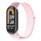 Nylon Sportarmband Xiaomi Smart Band 8 Ljus Rosa