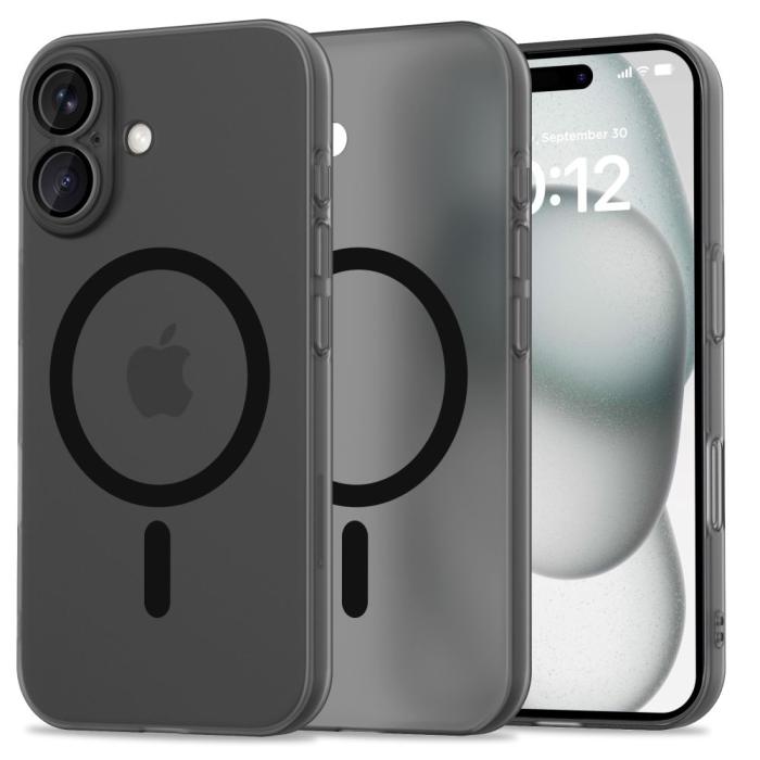 Bild 1, Tech-Protect iPhone 16 Skal MagSafe MagSlim Matt Svart