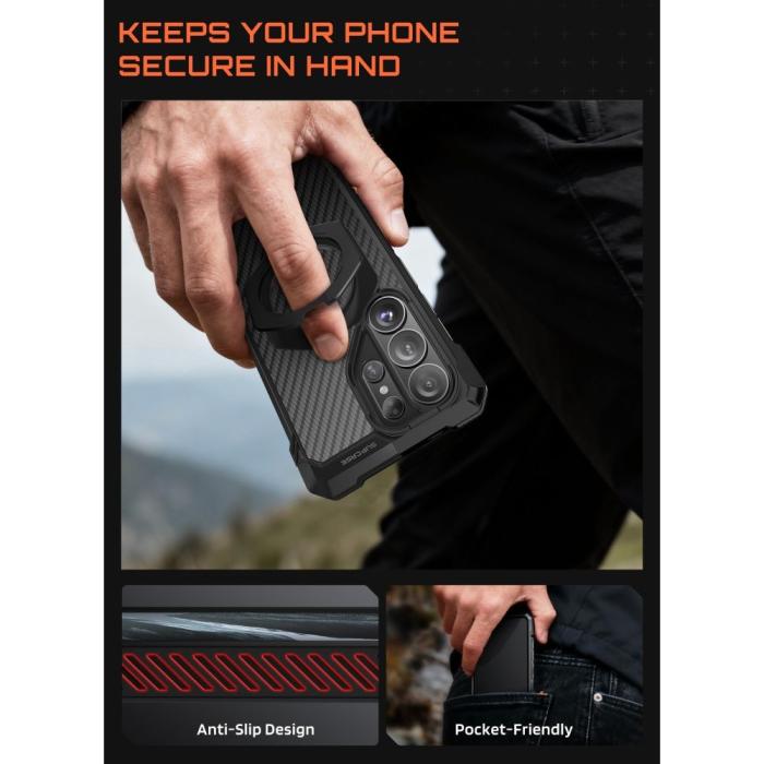 Bild 6, Supcase Galaxy S26 Ultra Skal MagSafe UB Grip Svart