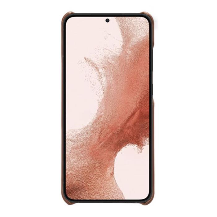 Bild 2, KSQ Samsung Galaxy S23 Skal Läderbelagt Brun