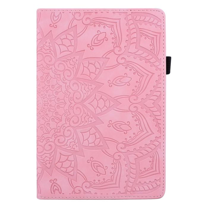 Bild 2, Samsung Galaxy Tab A8 10.5 (2021) Fodral Tryckt Flower Roséguld