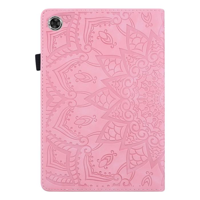 Bild 3, Samsung Galaxy Tab A8 10.5 (2021) Fodral Tryckt Flower Roséguld