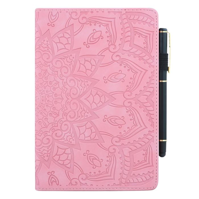 Bild 4, Samsung Galaxy Tab A8 10.5 (2021) Fodral Tryckt Flower Roséguld